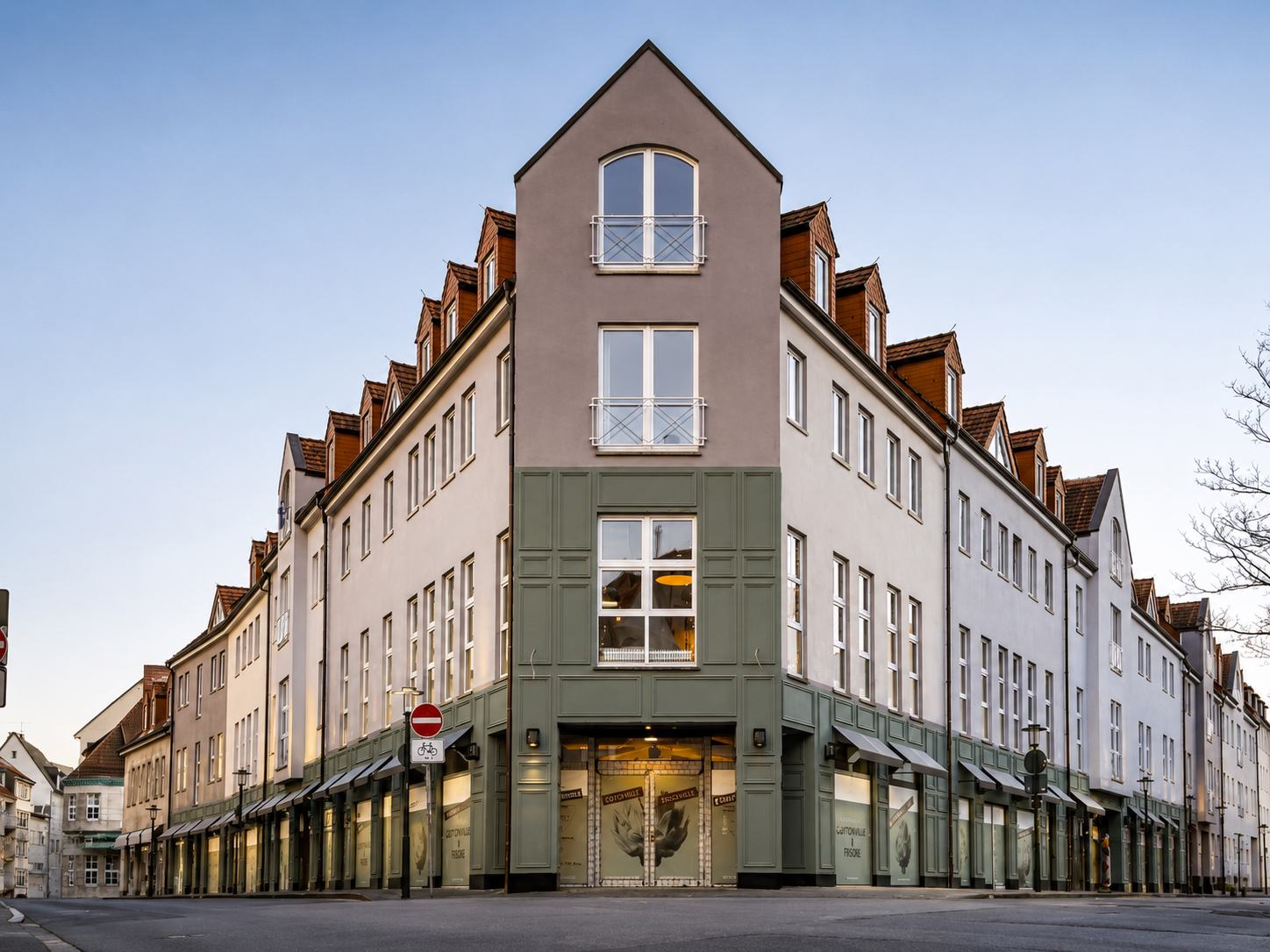 Der Harms Markt in der Bielefelder Altstadt
